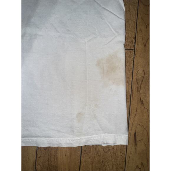 Young & Reckless Cowboy Graphic T-Shirt White Red Large 20x25 Streetwear Y&R - Picture 4 of 4